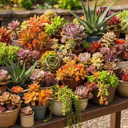 Assorted Mini Succulent Plants Combo Pack