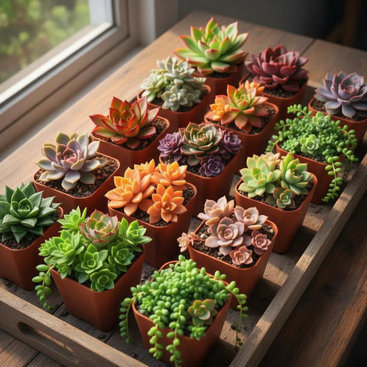 Assorted Mini Succulent Plants Combo Pack