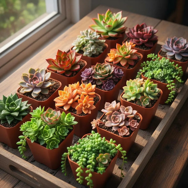 Assorted Mini Succulent Plants Combo Pack